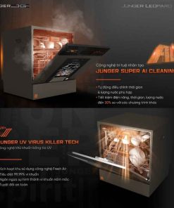 Máy rửa bát Junger LEOPARD DWJ-133-MS