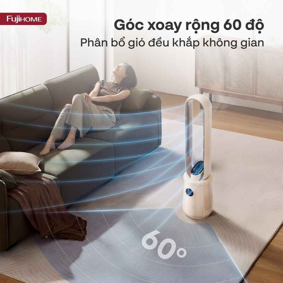 Quạt không cánh Fujihome BF15-HEPA-VOICE LUXURY 16 Quạt không cánh Fujihome BF15-HEPA-VOICE LUXURY