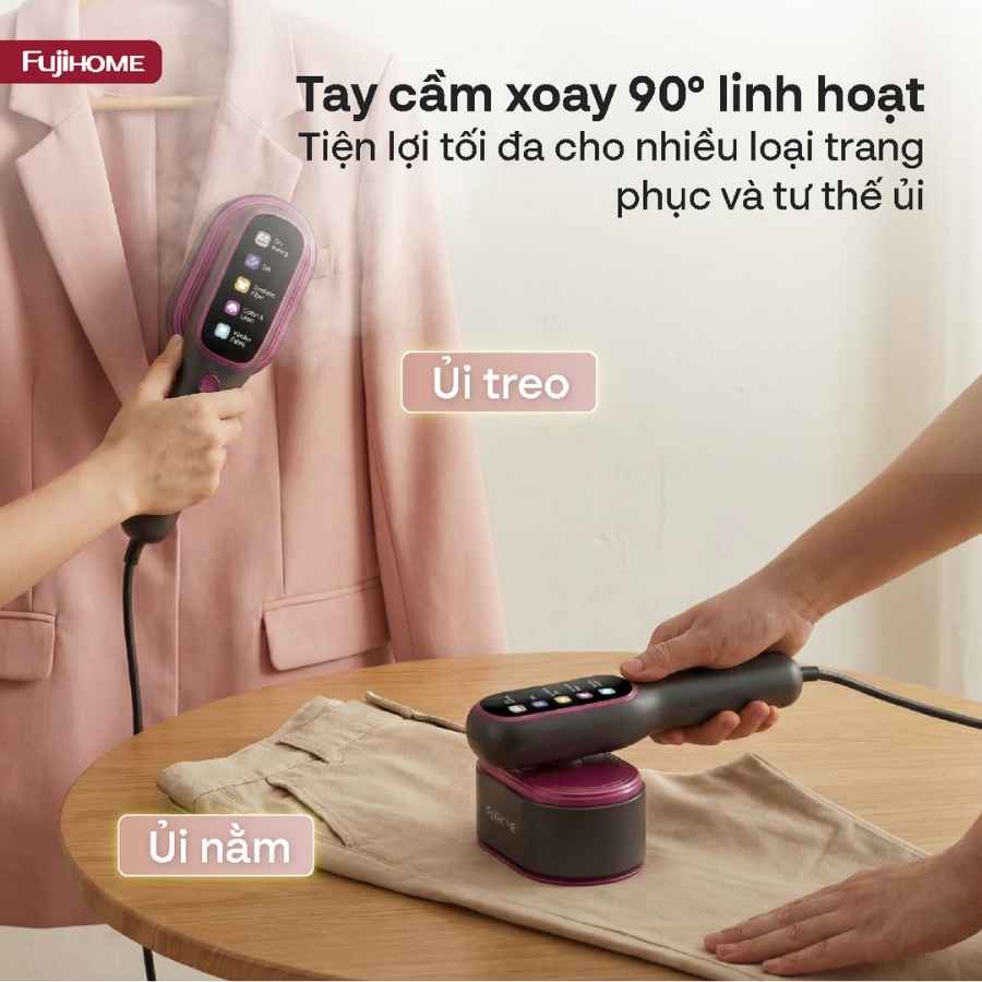 Bàn ủi Fujihome SI718AB hơi nước cầm tay 18 Bàn ủi Fujihome SI718AB hơi nước cầm tay