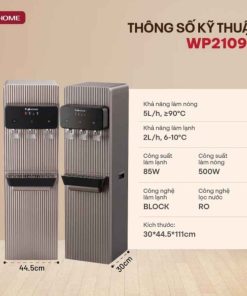 Máy lọc nước RO Fujihome WP2109C tích hợp nóng lạnh 13 Máy lọc nước RO Fujihome WP2109C tích hợp nóng lạnh