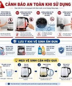 Máy pha trà Fujihome TB503T để bàn thông minh 16 Máy pha trà Fujihome TB503T để bàn thông minh
