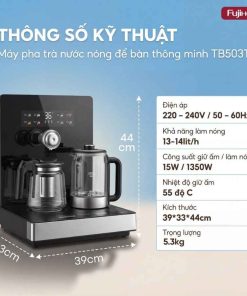 Máy pha trà Fujihome TB503T để bàn thông minh 15 Máy pha trà Fujihome TB503T để bàn thông minh