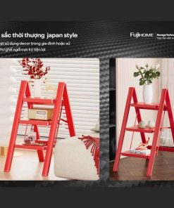 Thang ghế 3 bậc FUJIHOME SL103R ( Red ) 7 Thang ghế 3 bậc FUJIHOME SL103R ( Red )