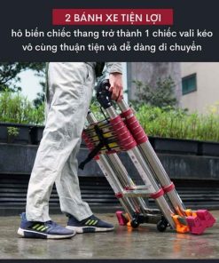 Thang Inox Fujihome TLA07IR rút chữ A 11 Thang Inox Fujihome TLA07IR rút chữ A