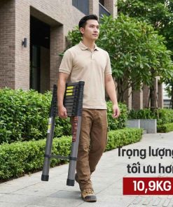 Thang rút đơn Fujihome STL43 thép carbon 9 Thang rút đơn Fujihome STL43 thép carbon
