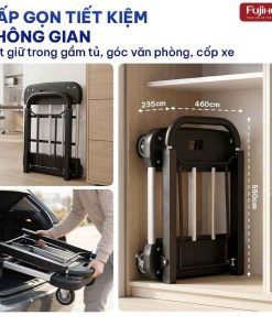Xe đẩy Fujihome HTM-200 gấp gọn đa năng 10 Xe đẩy Fujihome HTM-200 gấp gọn đa năng