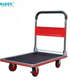 Xe đẩy hàng FUJIHOME SH300N 4 bánh sàn thép