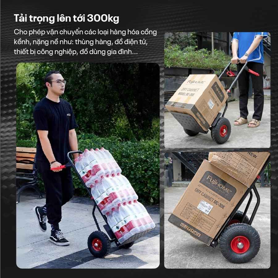 Xe kéo đẩy hàng Fujihome CC6300 2 bánh gấp gọn 21 Xe kéo đẩy hàng Fujihome CC6300 2 bánh gấp gọn