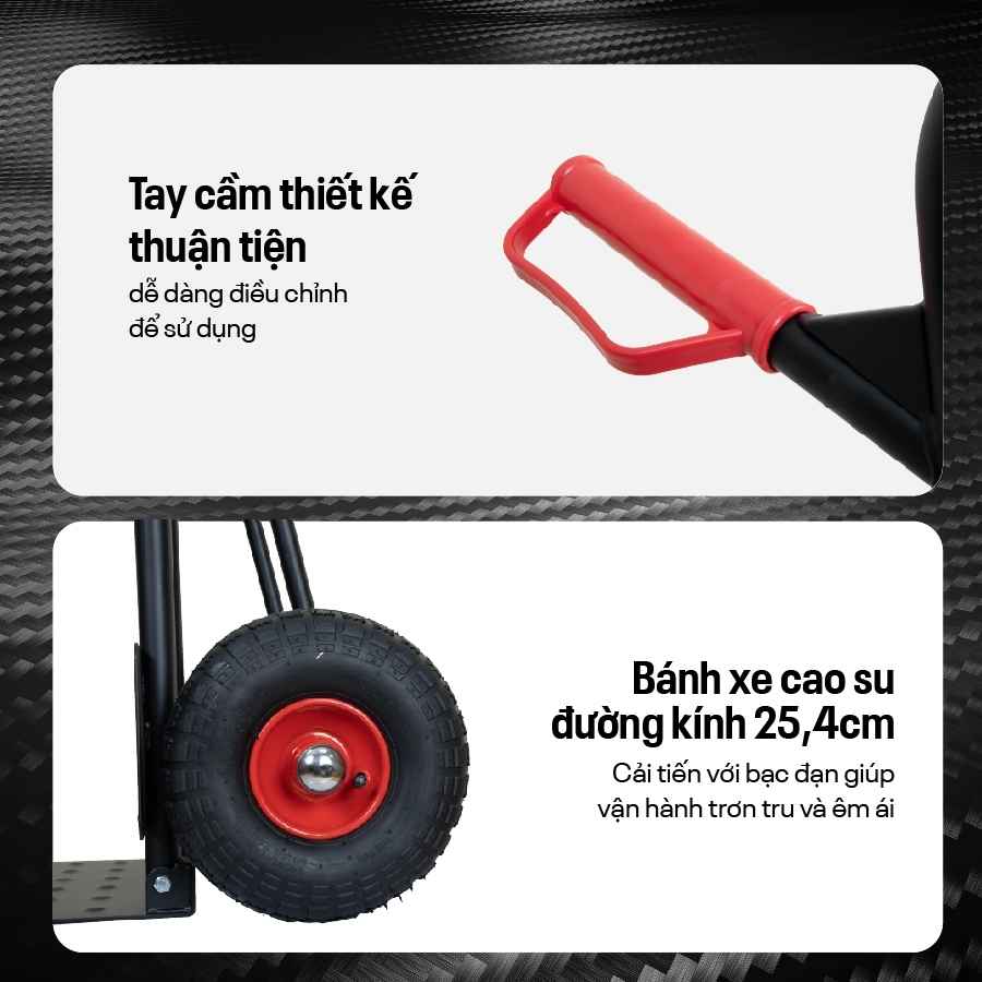 Xe kéo đẩy hàng Fujihome CC6300 2 bánh gấp gọn 18 Xe kéo đẩy hàng Fujihome CC6300 2 bánh gấp gọn