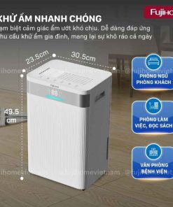 Máy hút ẩm Fujihome DH20NW-HEPA 13 Máy hút ẩm Fujihome DH20NW-HEPA