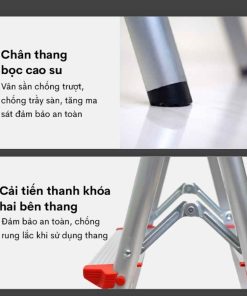 Thang nhôm chữ A FUJIHOME DL206 10 Thang nhôm chữ A FUJIHOME DL206