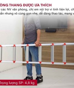Thang nhôm chữ A FUJIHOME DL206 7 Thang nhôm chữ A FUJIHOME DL206